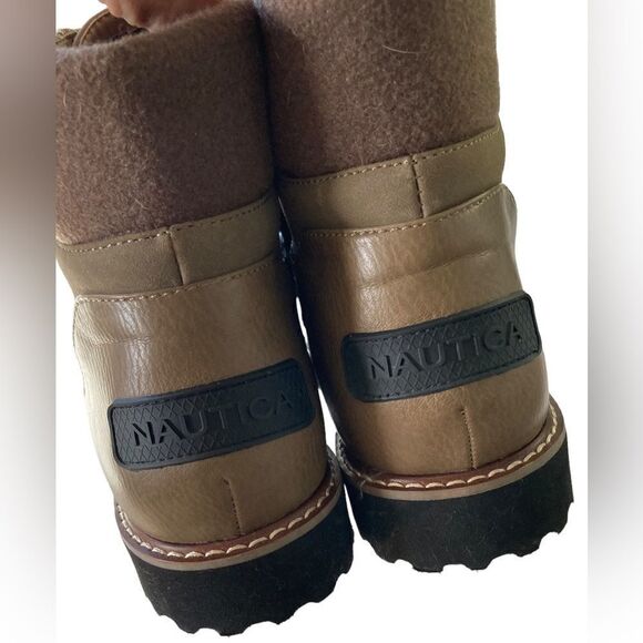 Nautical Brown Lace up Boots 8.5 - Picture 3 of 8